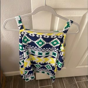 Tyche Aztec design shirt